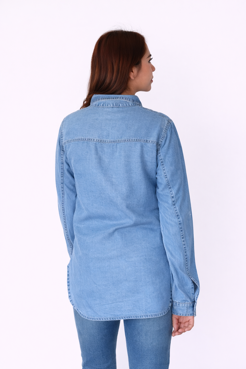 Camisa Denim Bordada