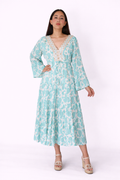 Vestido Aqua Bloom