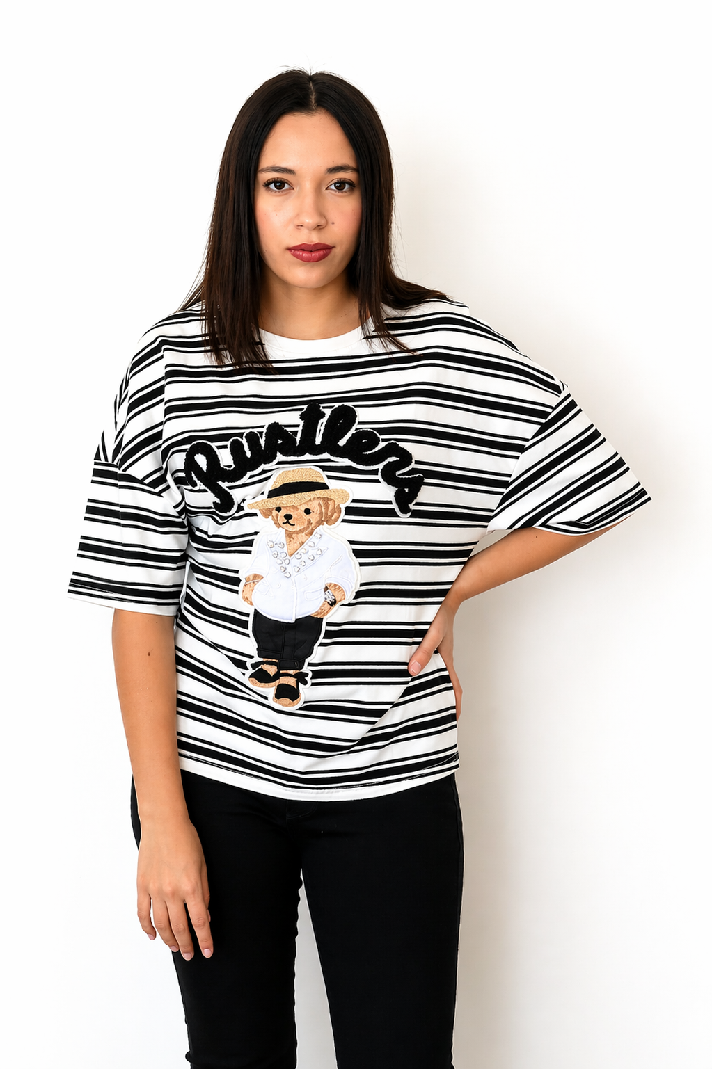 Playera Doodle Stripes