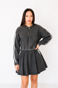 Vestido Hoodie Grafito