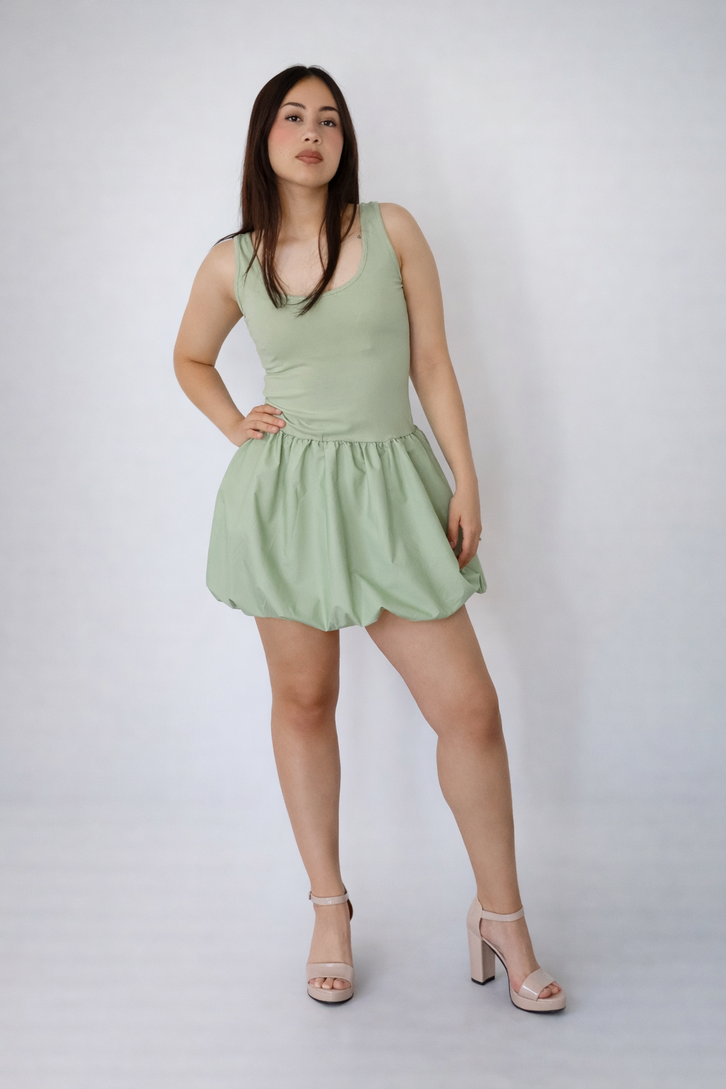 Vestido Bubble Mónaco - Verde